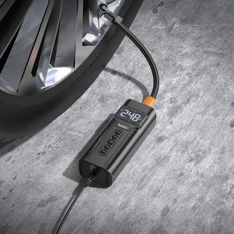 Hoco PH55 Roys Smart Car Air Pump(Black) Hoco PH55 Roys Smart Car Air Pump(Black)